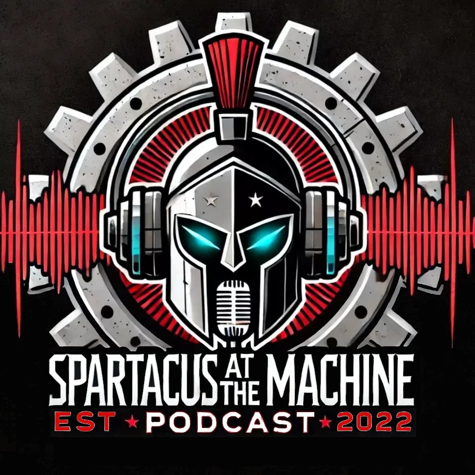 Spartacus @TheMachinePodcast Logo